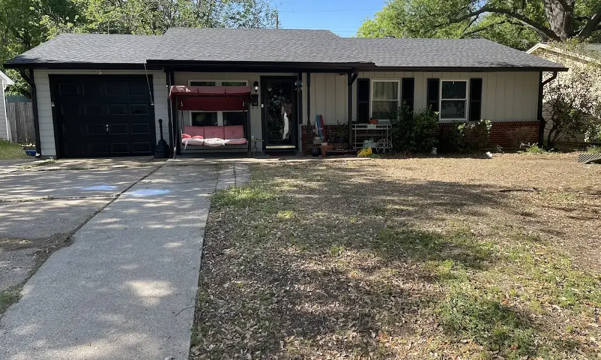 Hail Damage Roof Repair crew at work on a residential roof in Cedartown